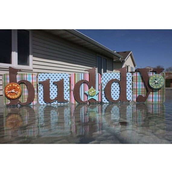 CLEARANCE SALE 35% OFF Boy Baby Shower Decoration Buddy Sign - Party Decoration - Fathers Day Il_570xn