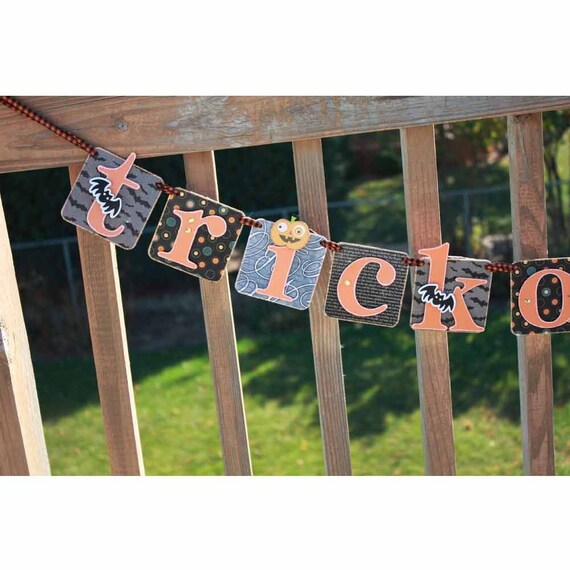 CLEARANCE SALE 50% OFF Trick or Treat Banner Halloween Party Il_570xn