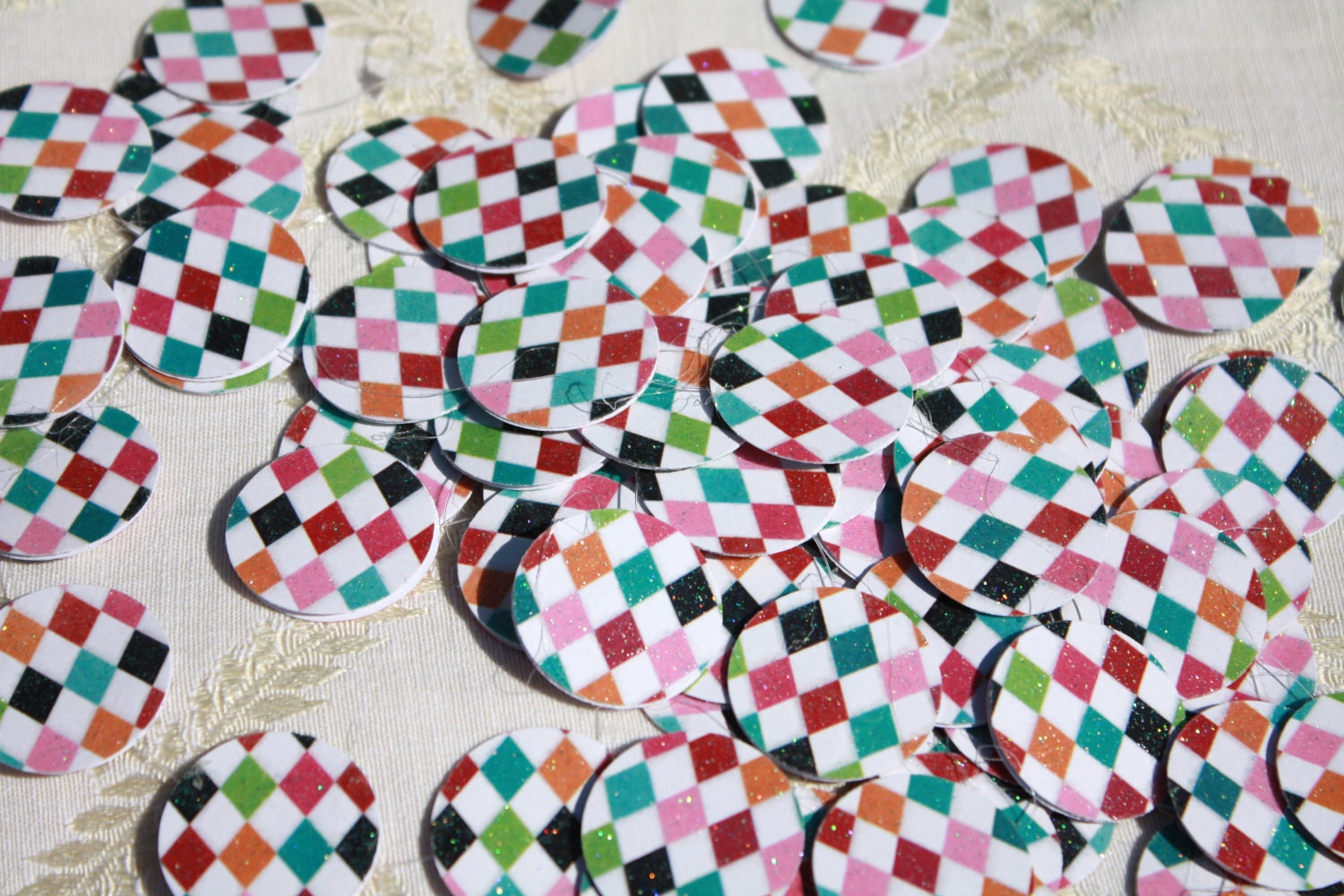 Colorful Paper Circle Garland Il_570xn