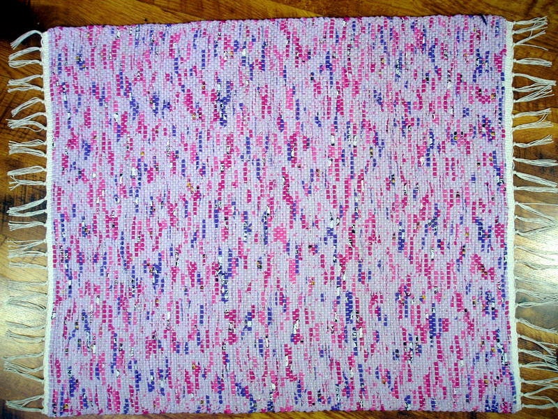 AVA GRIER Woven Rag Throw Rug 531