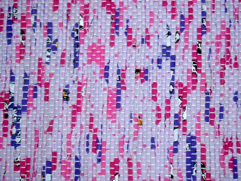 AVA GRIER Woven Rag Throw Rug 531
