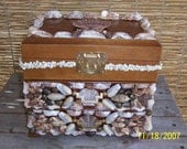 Your Jewelry Box Custom Decorated with SEA SHELLS, Coquillage - Custom Order