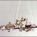 Pink Spring Blossom Tree Limb- Baby Mobile- Nursery Mobile- Baby Bird- Light Pink
