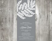 Leafy Branch Shower / Party Invitation