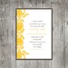Simple Damask Wedding Invitation