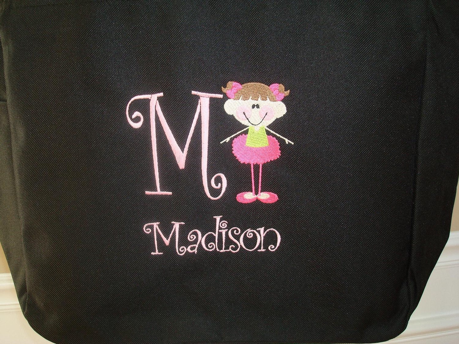 Personalized Ballet Tote Bag black