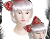 Japanese Garden Big Hair Bow