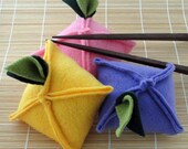 Squeaky Crab Rangoon Dog Toy for smaller dogs