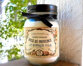 SHABBY GARDEN 16 oz GOURMET candle with french market label very strong decadent fragrance