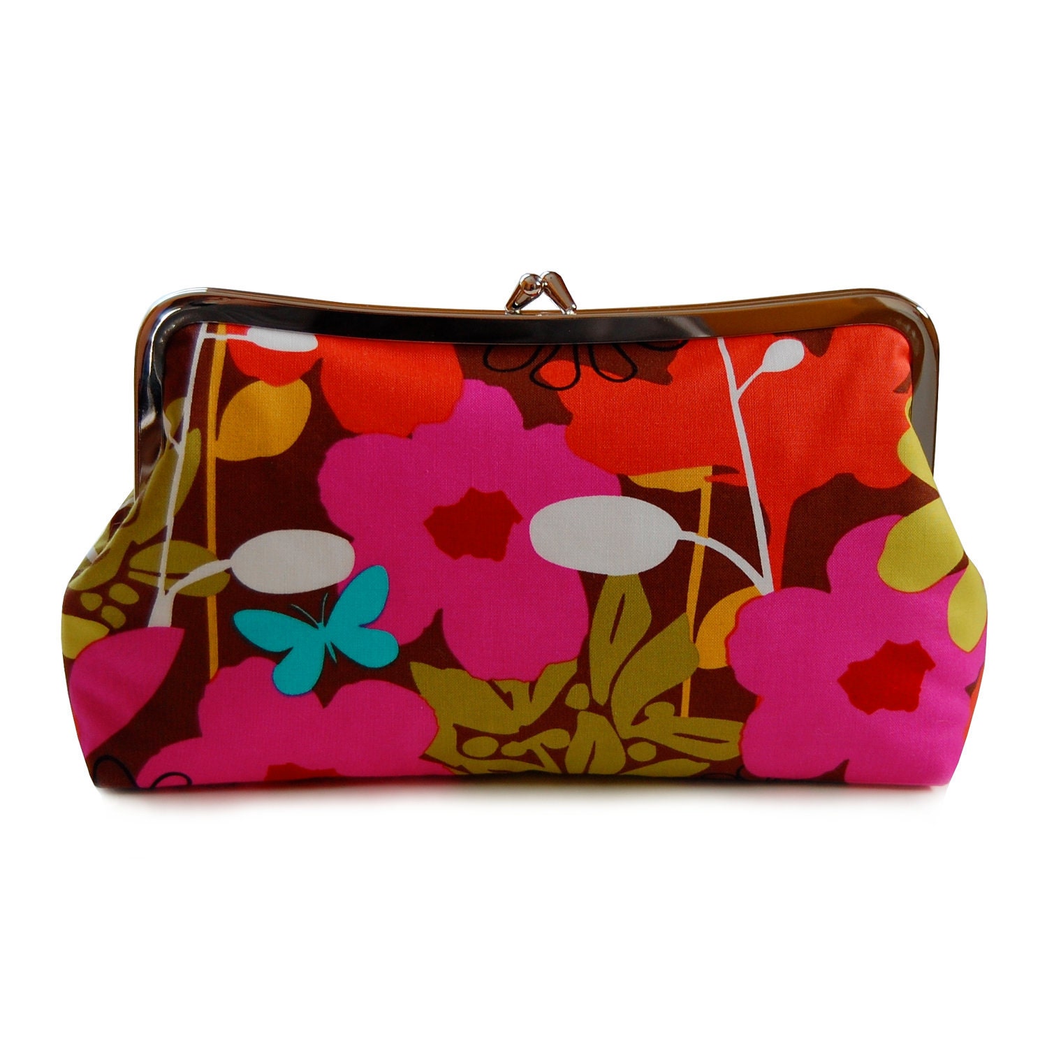 Clutch purse in Spring pop