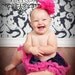 Sale .....Ready to ship Black and Hot Pink  Pettiskirt sz Premie to 14mons