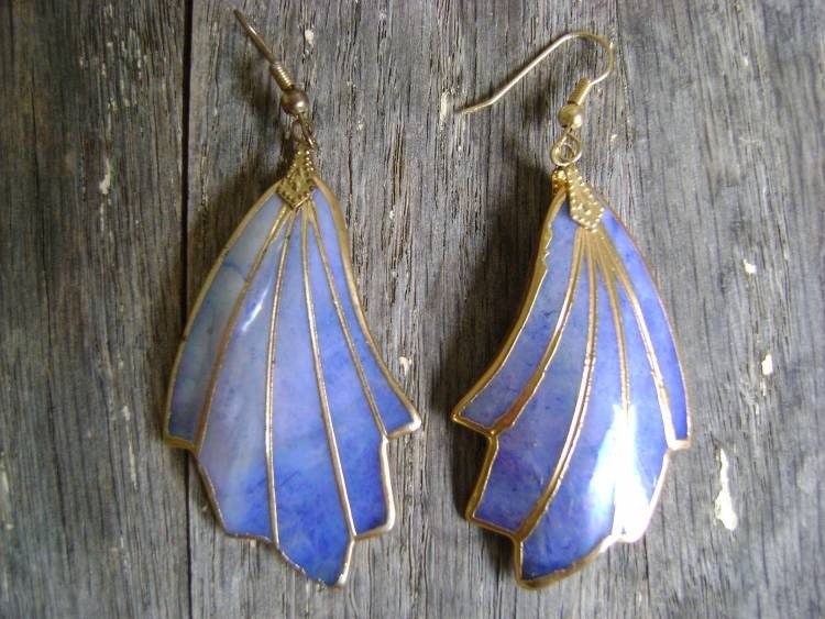 OCEAN FLOOR dangle earrings  free domestic shipping