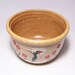 Humminbird and Flowers1 quart Pottery Serving Bowl Limited Series 82 (microwave safe)