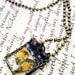 Moth Wings Necklace, Butterfly Wing Jewelry, Soldered Specimen Charm, Wing Necklace, Specimen Jewelry, Moth Charm