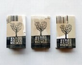 Set of 3 Recycled Paper Notebooks