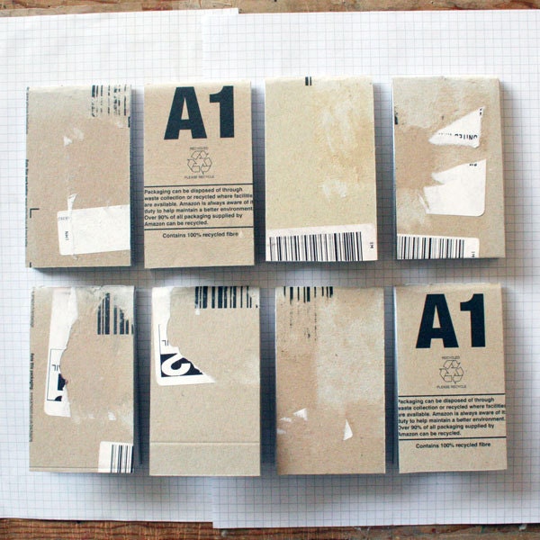 Set of 3 Recycled Paper Notebooks