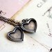 rabbit. locket necklace. silver ox