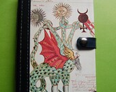 Mercury Man Leather and Paper Journal Notebook