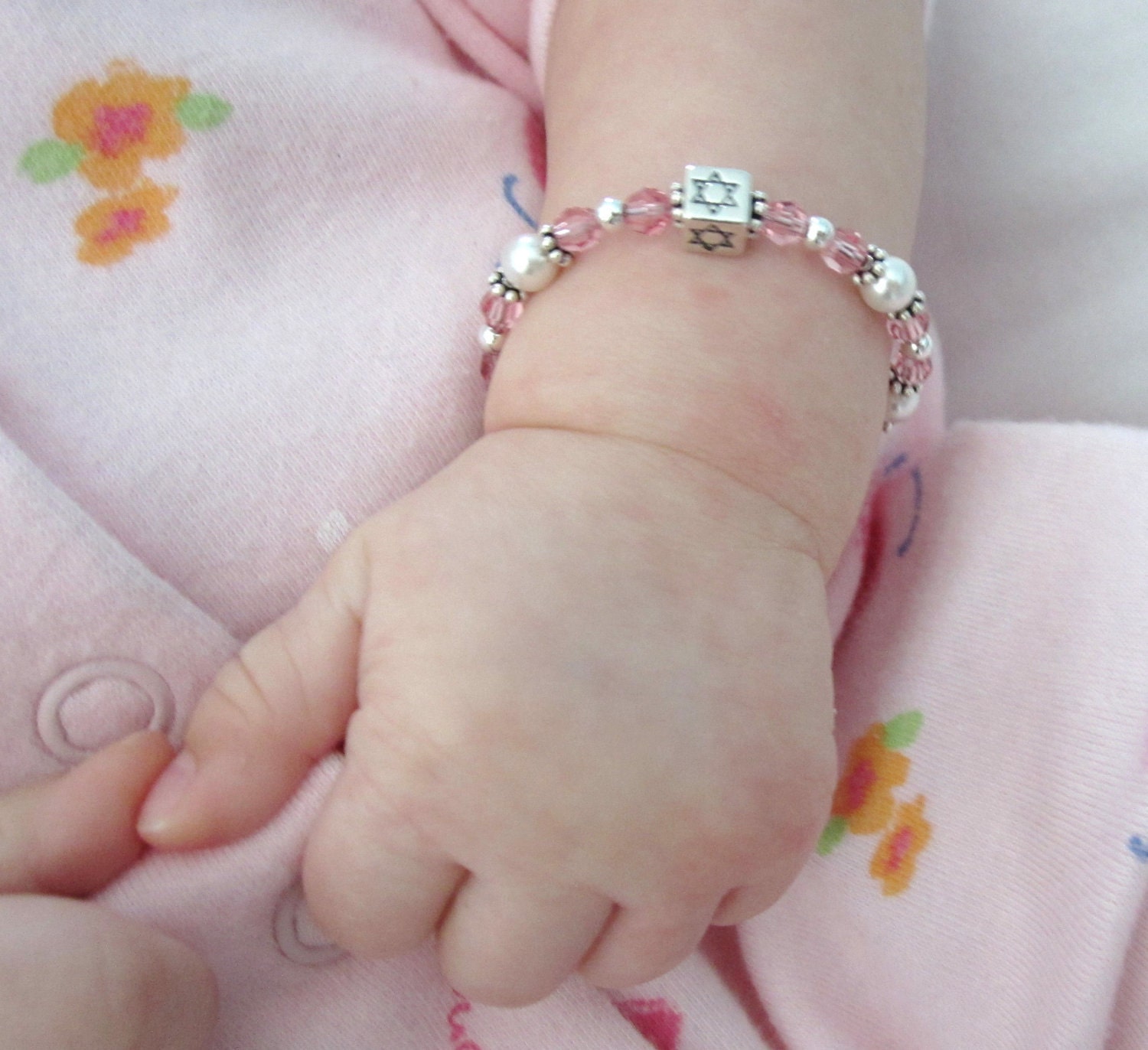 Baby Naming Star of David bracelet CUSTOMIZE IT
