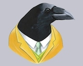 Raven print 5x7