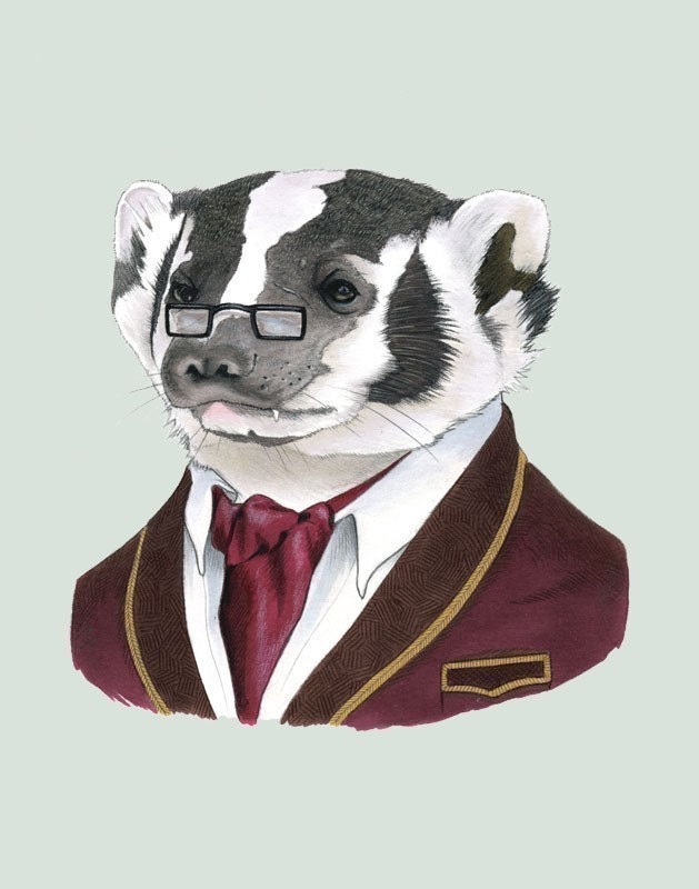 Badger print 11x14