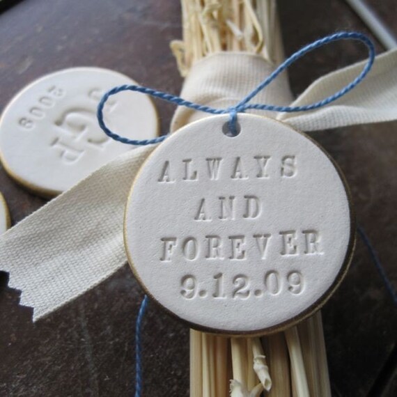 CUSTOM Bouquet Text Tile (TM) with gold leaf, silver leaf or plain edge - ornament and something blue- a modern heirloom by Paloma's Nest