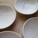 ring holder, jewelry dish, CUSTOM tiny text bowl with personalized words or names by Paloma's Nest