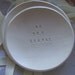 BE THE CHANGE tiny text bowl