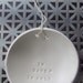 ring holder, ring bearer dish, ringbearer, wedding ring pillow alternative, ceramic dish, To Have And To Hold Ring Bearer Bowl for ceremony
