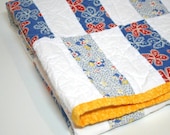 Simple Gifts - Blue and White Baby Quilt