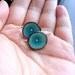 Enamel Dangle Earrings, Custom Color Poppy Earrings -made to order in your favorite color