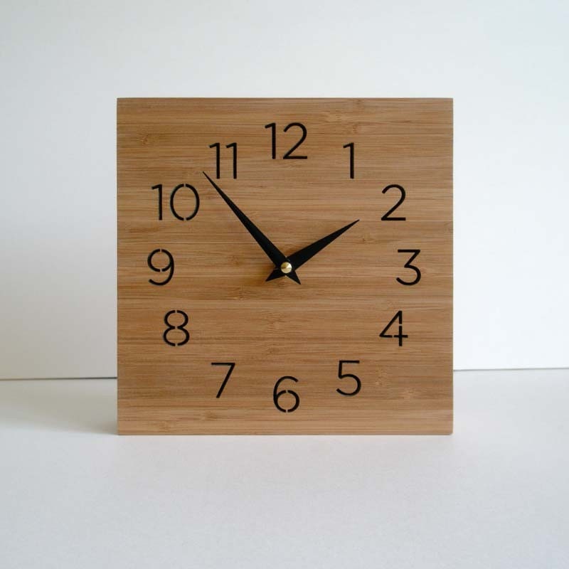 Modern Square Box Clock - Uncomplicated