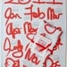 2011 Calendar Tea Towel