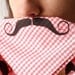Mustache Handkerchief - Pretty in Pink Gingham