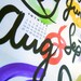 2012 Calendar Tea Towel