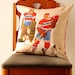 Team Montreal Pillow Cover - Vintage Table Hockey Player