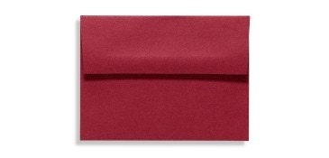 A7 red envelopes - perfect for 5 x 7 photos and cards, quantity 25, GARNET