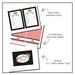 Printable baby shower game, instant download, Wishes for Baby, pink & gray chevron
