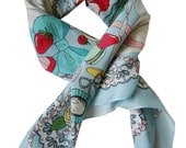 Marie Antoinette Silk Scarf (Only 2 Left)