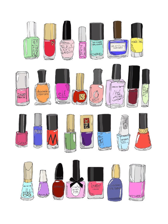 30 Nail Polishes... Large