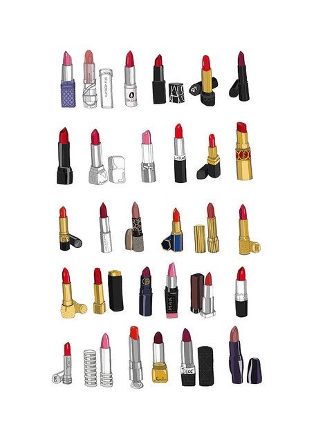 30 Lipsticks... Large
