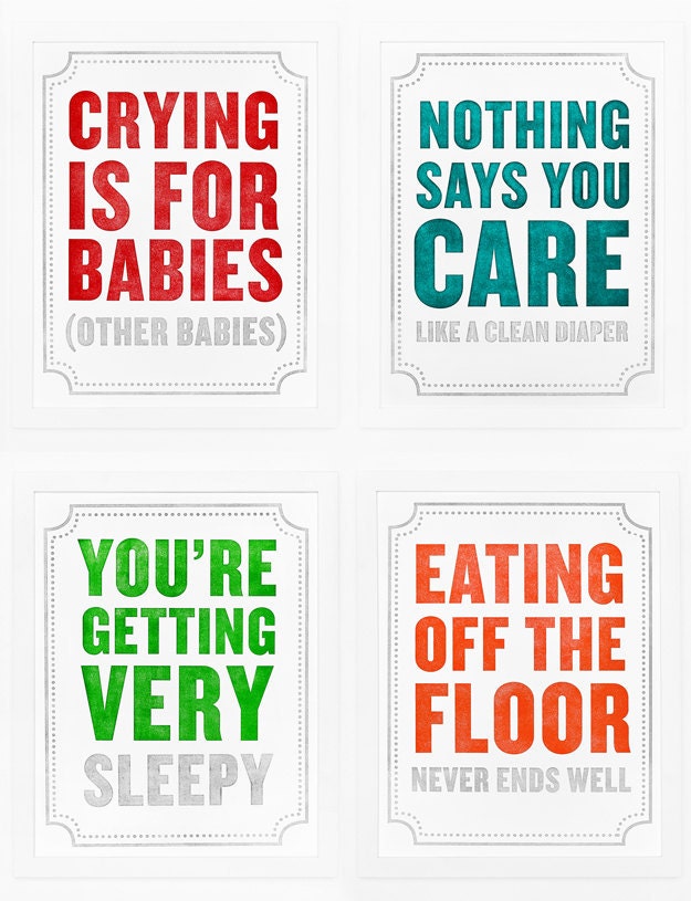 Eating Off the Floor Print