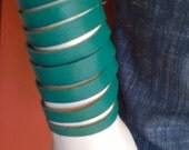 SLASH CUFF - Recycled Leather (CLICK to see other colors)