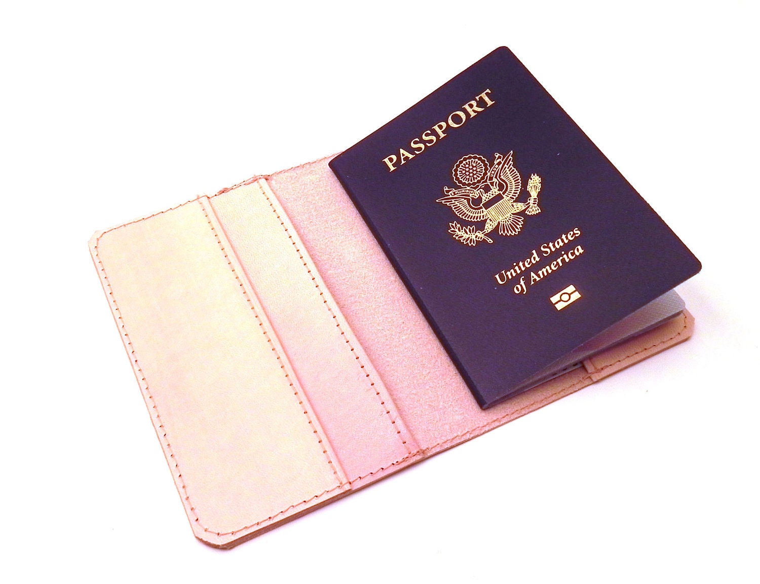 Passport Cover Leather - Alice in Wonderland.
