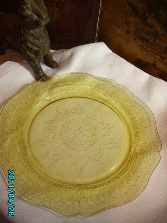 Yellow Depression Glass