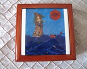 Maiden of Cups, Set of Four Coasters with Box