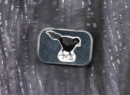 Sweet Sparrow Tin or Pill Box