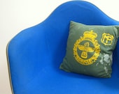 Pillow upcycled cotton T-shirt cushion dorm decor teenagers cool and funky