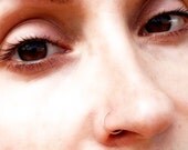 14K Rose Gold Filled Nose Ring / Free US Shipping