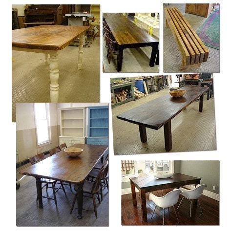 DEPOSIT 600.00 dollars for your custom made table